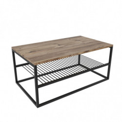 Mesa de centro Asude pino negro Practica Hogar