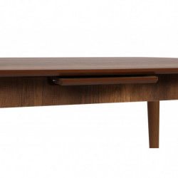 Mesa de comedor extensible Retro 1191 nogal Practica Hogar
