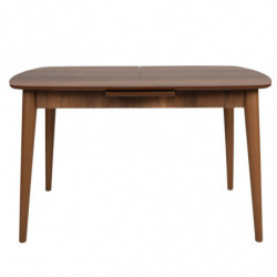 Mesa de comedor extensible Retro 1191 nogal Practica Hogar