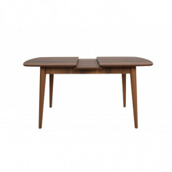 Mesa de comedor extensible Retro 1191 nogal Practica Hogar