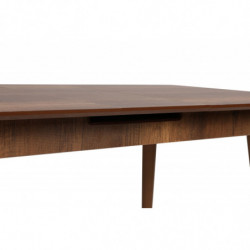Mesa de comedor extensible Retro 1191 nogal Practica Hogar