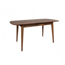 Mesa de comedor extensible Retro 1191 nogal Practica Hogar