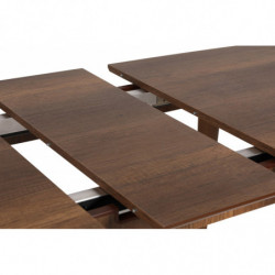 Mesa de comedor extensible Retro 1191 nogal Practica Hogar