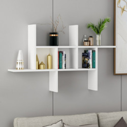 Estante de pared Madakaskar Blanco Practica Hogar