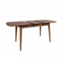 Mesa de comedor extensible Retro 1191 nogal Practica Hogar