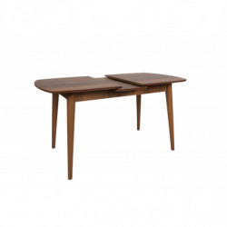 Mesa de comedor extensible Retro 1191 nogal Practica Hogar