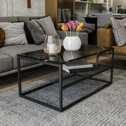 Mesa de centro Asude negro Practica Hogar