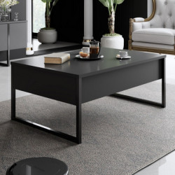 Mesa de centro Luxe antracita negro Practica Hogar