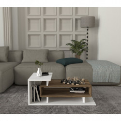 Mesa de centro Spring nogal blanco Practica Hogar