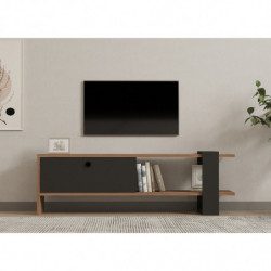 Mueble TV Ova antracita roble Practica Hogar