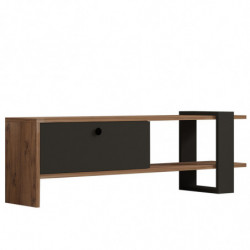 Mueble TV Ova antracita roble Practica Hogar