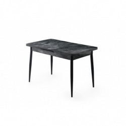 Mesa de comedor extensible Ay-1182 antracita Practica Hogar