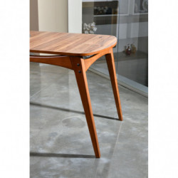 Mesa comedor Touch nogal Practica Hogar