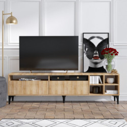 Mueble TV Eva roble Practica Hogar