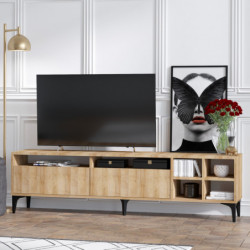 Mueble TV Eva roble Practica Hogar
