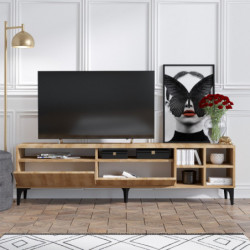 Mueble TV Eva roble Practica Hogar