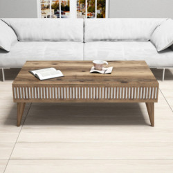Conjunto de muebles de salón Milan nogal Practica Hogar