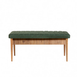 Set mesa comedor extensible y sillas (4 piezas) Vina 1070 pino atlántico verde Practica Hogar