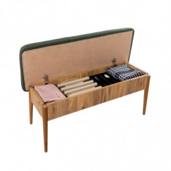 Set mesa comedor extensible y sillas (4 piezas) Vina 1070 pino atlántico verde Practica Hogar