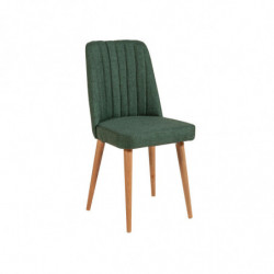 Set mesa comedor extensible y sillas (4 piezas) Vina 1070 pino atlántico verde Practica Hogar