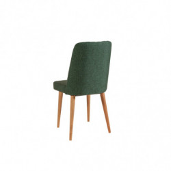 Set mesa comedor extensible y sillas (4 piezas) Vina 1070 pino atlántico verde Practica Hogar