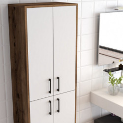 Mueble auxiliar Berlin A blanco nogal Practica Hogar
