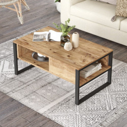 Mesa de centro ML34-A pino atlántico Practica Hogar