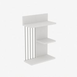 Estante de pared Kınık blanco Practica Hogar