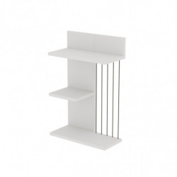 Estante de pared Kınık blanco Practica Hogar