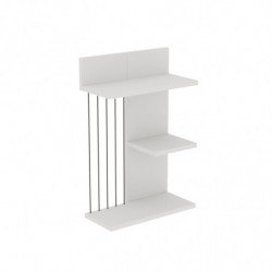Estante de pared Kınık blanco Practica Hogar