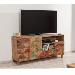 Mueble TV Marina Mila-756 pino atlántico Practica Hogar
