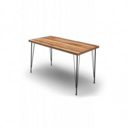 Mesa comedor Blenddy 001 roble negro Practica Hogar