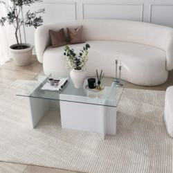 Mesa de centro Escape blanco Practica Hogar