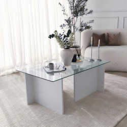 Mesa de centro Escape blanco Practica Hogar