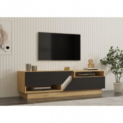 Mueble TV Yaprak antracita zafiro Practica Hogar