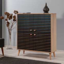 Mueble auxiliar Multilux-222 sonoma roble Practica Hogar