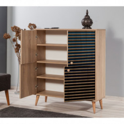 Mueble auxiliar Multilux-222 sonoma roble Practica Hogar