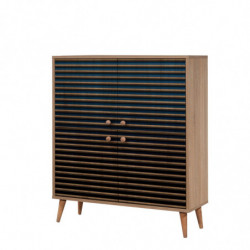 Mueble auxiliar Multilux-222 sonoma roble Practica Hogar