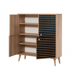 Mueble auxiliar Multilux-222 sonoma roble Practica Hogar