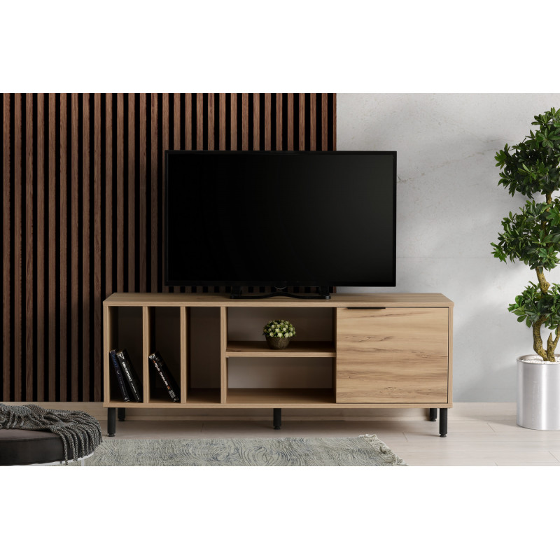 Mueble TV Bodegas roble Practica Hogar Mueble TV Bodegas roble Practica Hogar