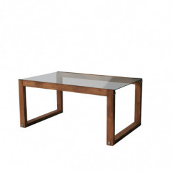 Mesa de centro Via madera natural Practica Hogar
