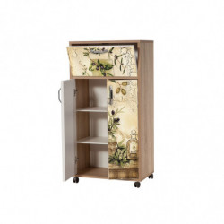 Mueble auxiliar Kiler-737 sonoma roble Practica Hogar