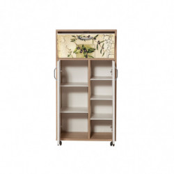 Mueble auxiliar Kiler-737 sonoma roble Practica Hogar