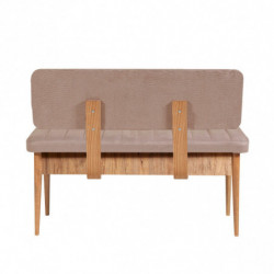 Set mesa comedor extensible y sillas (5 piezas) Vina pino atlántico Practica Hogar