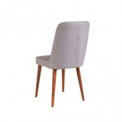 Set mesa comedor extensible y sillas (5 piezas) Vina Soho nogal Practica Hogar
