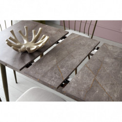 Mesa de comedor extensible Ay-1181 visón Practica Hogar
