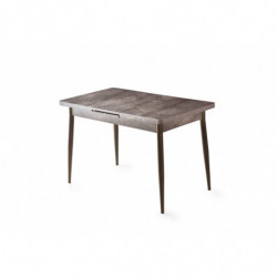 Mesa de comedor extensible Ay-1181 visón Practica Hogar