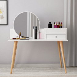 Mesa de maquillaje Angel Blanco Practica Hogar