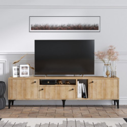 Mueble TV Penny roble Practica Hogar