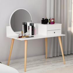 Mesa de maquillaje Angel Blanco Practica Hogar